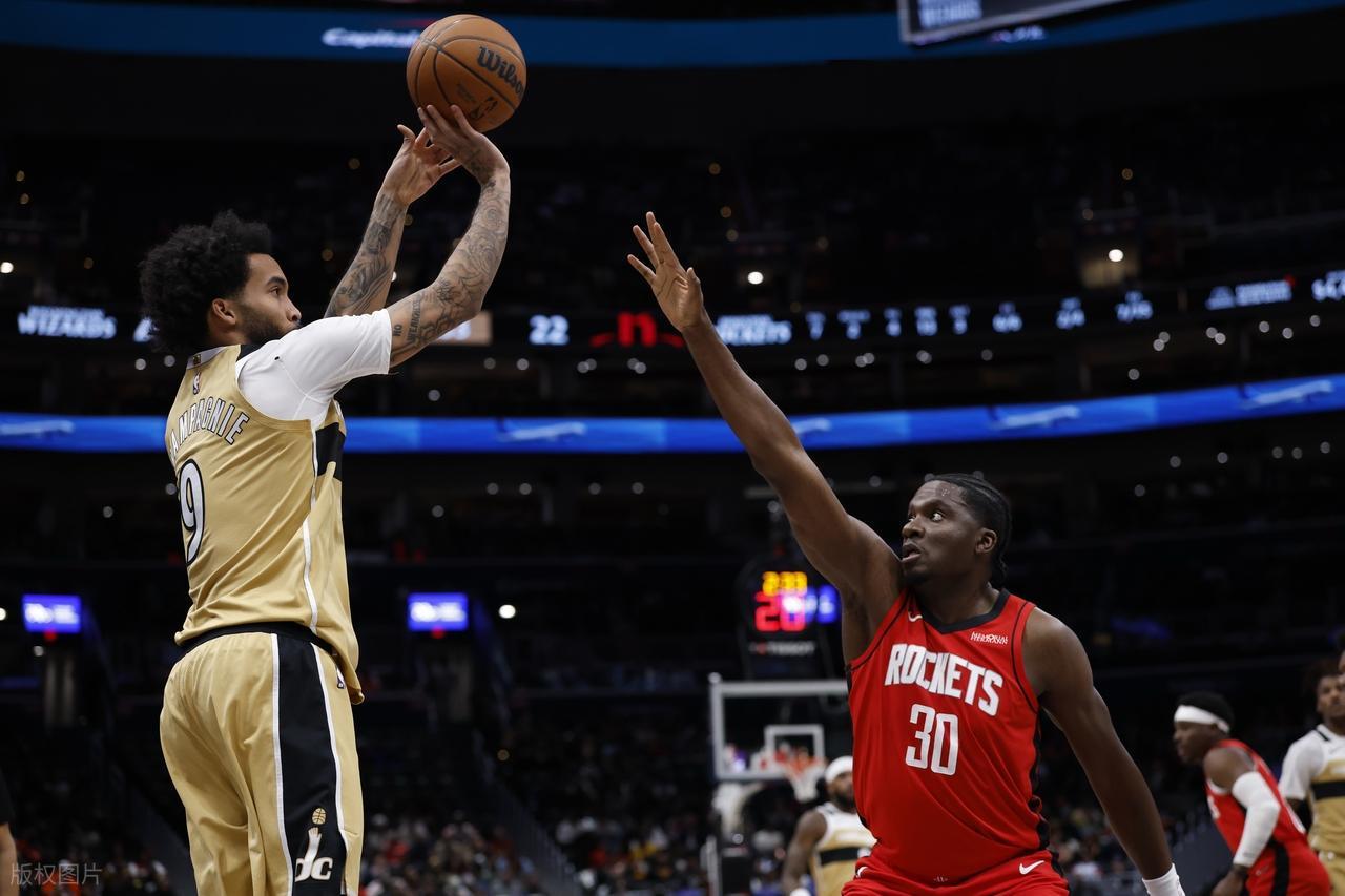 太强了！火箭探花19+7+10+6+2创纪录！申京打爆奇才！杜兰特无解